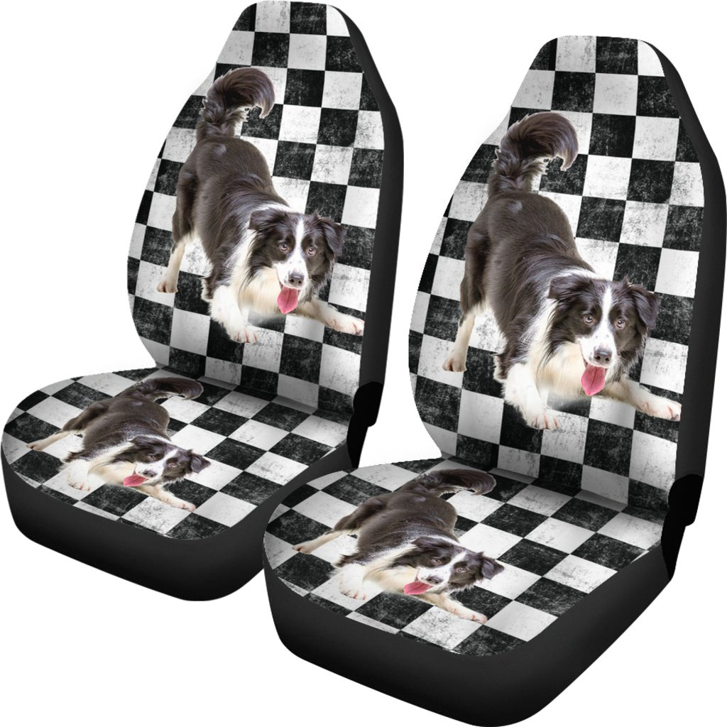 Border Collie Universal Car Seat Covers (set of 2) - w/ Free Shipping! - Best Friends Art