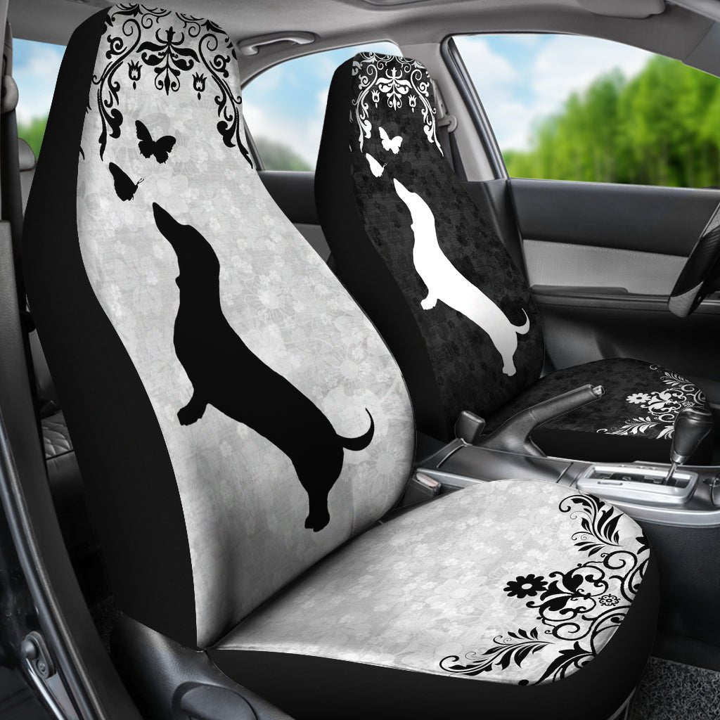 Dachshund Love Car Seat Covers (set of 2) - Best Friends Art