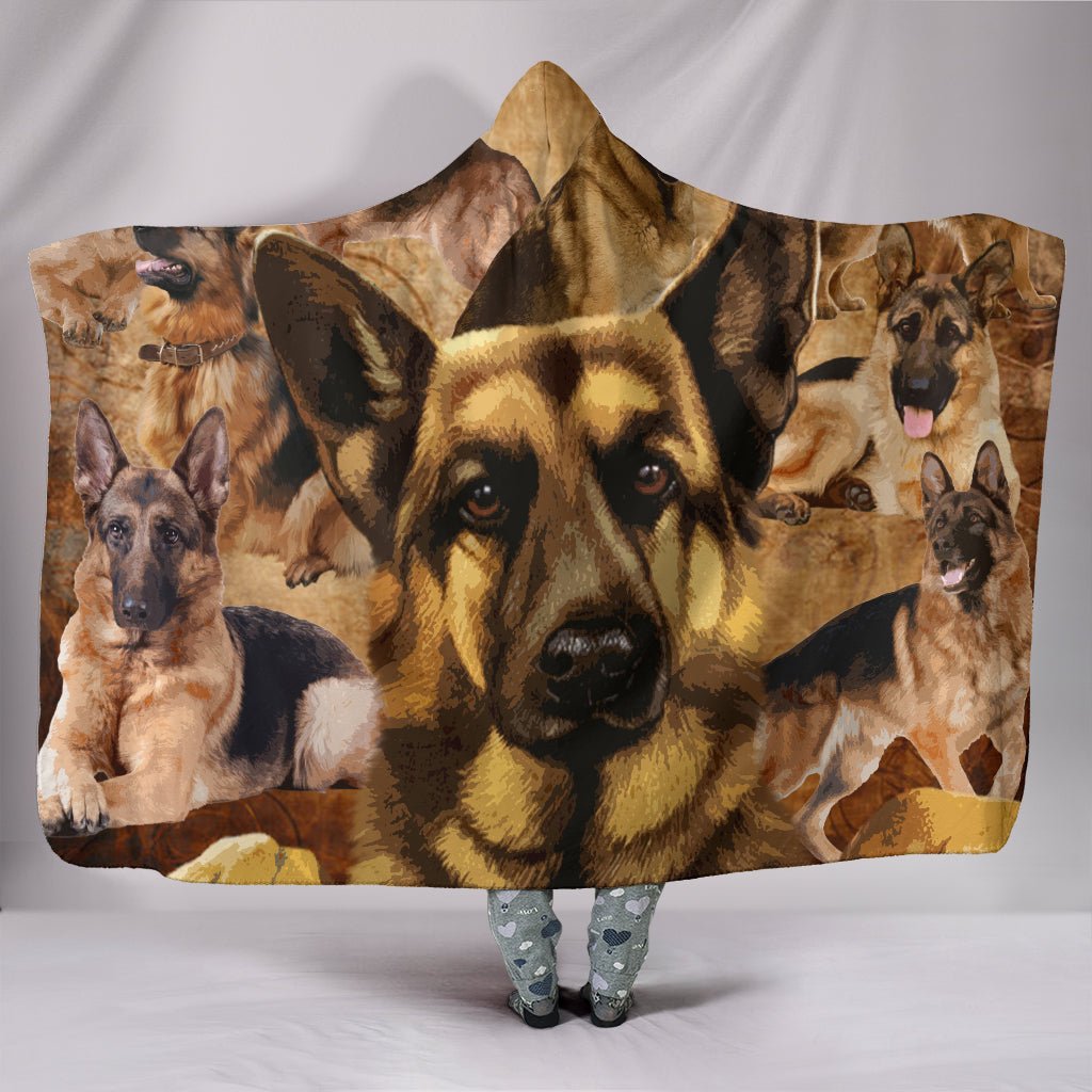 German Shepherd Hooded Blanket! - Best Friends Art