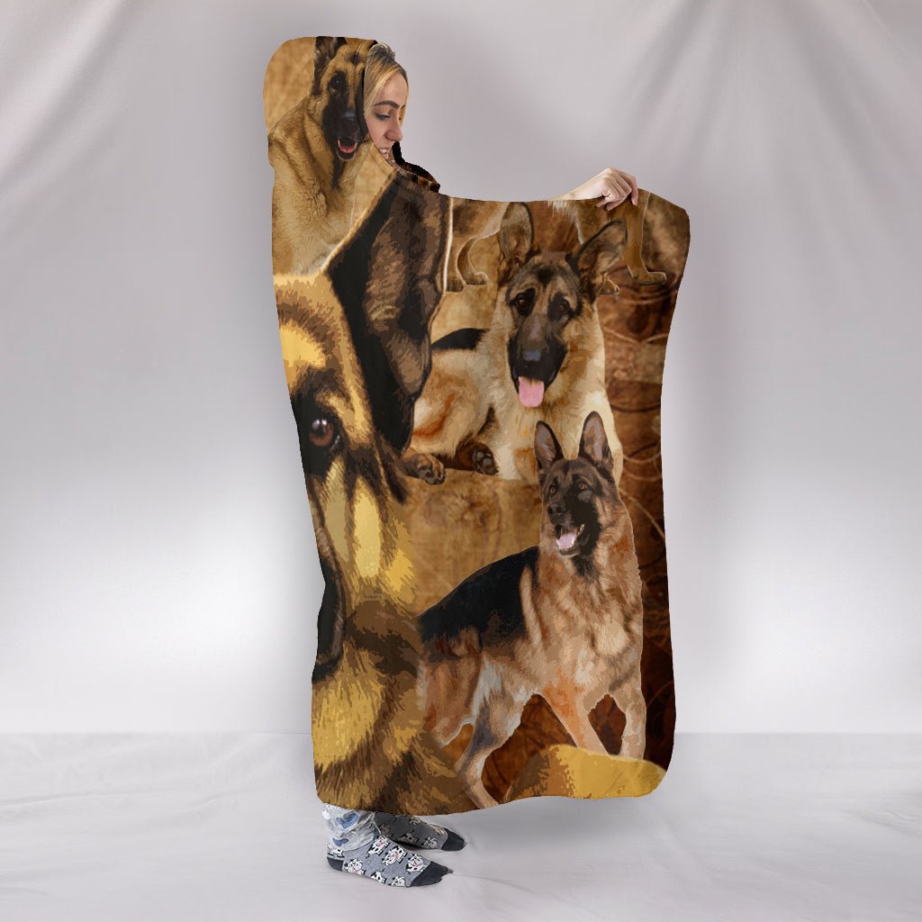 German Shepherd Hooded Blanket! - Best Friends Art
